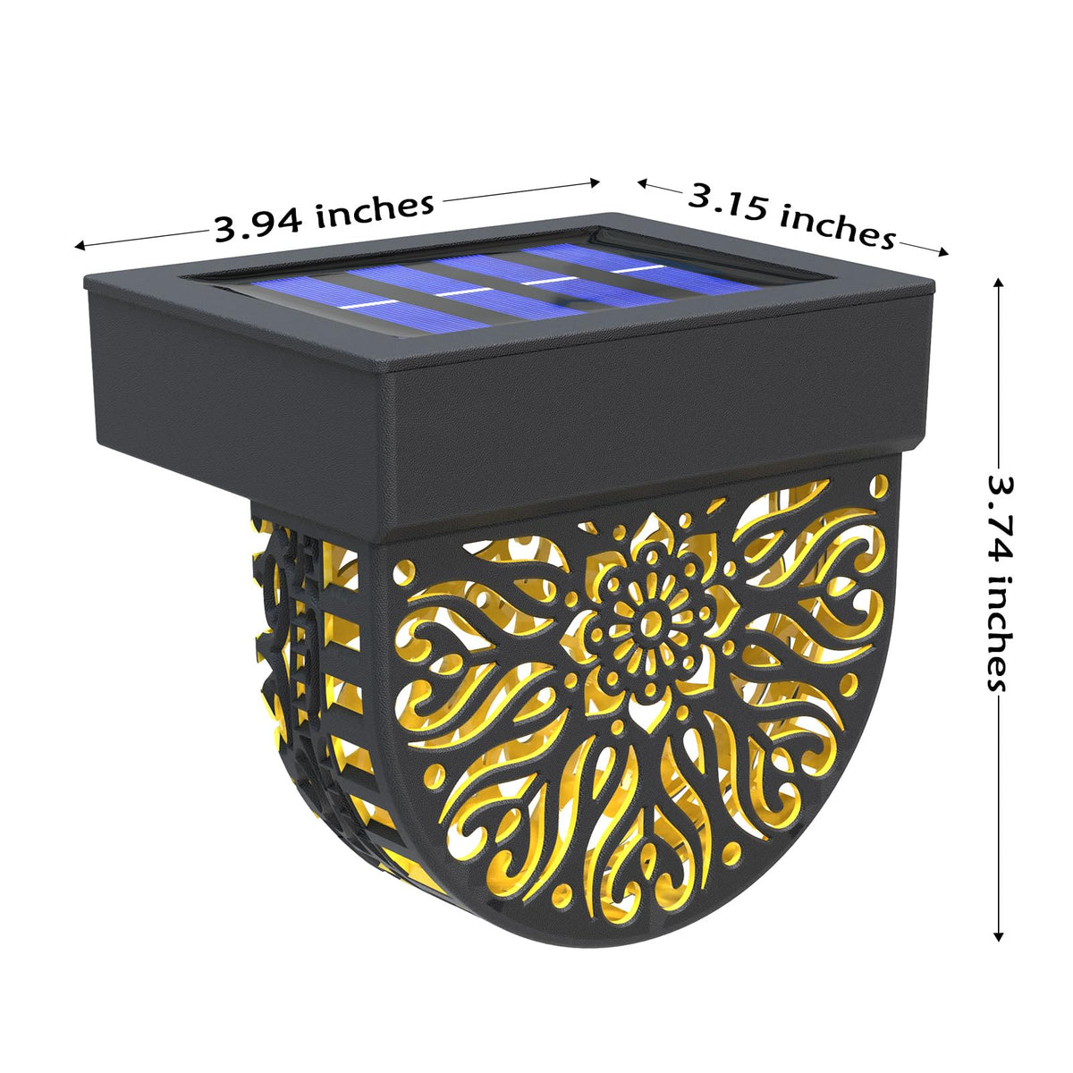EKQ garden post lights provide cozy yard decor with gentle illumination