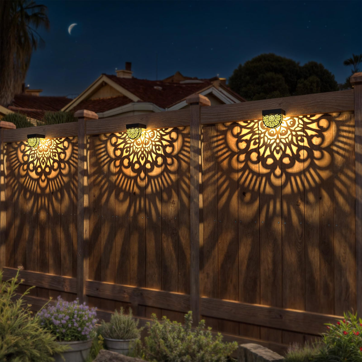 EKQ IP55 waterproof outdoor lights withstand rain for durable garden decoration