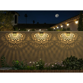 EKQ IP55 waterproof solar light withstands rain and wind outdoors.