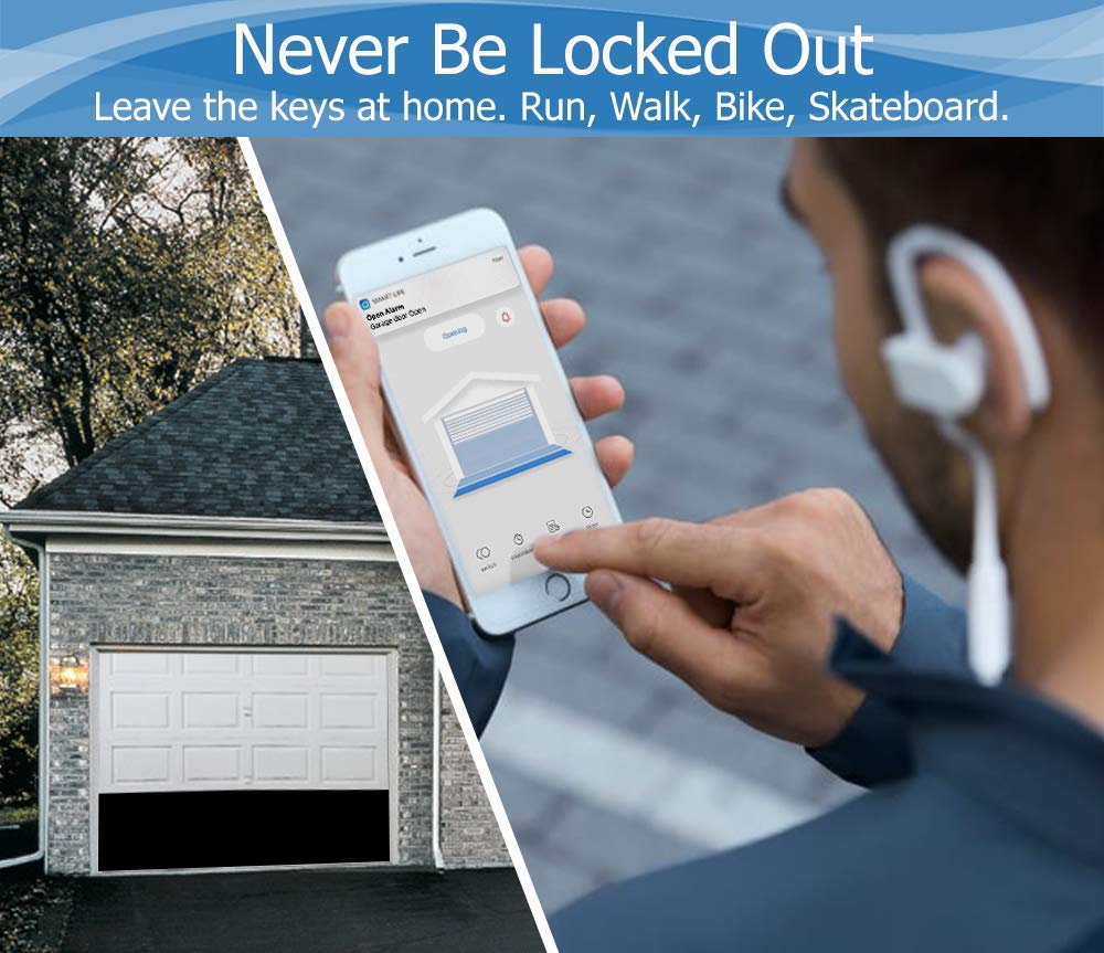 eKyro Siri integration on iPhone for quick door control