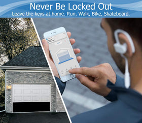 eKyro Siri integration on iPhone for quick door control