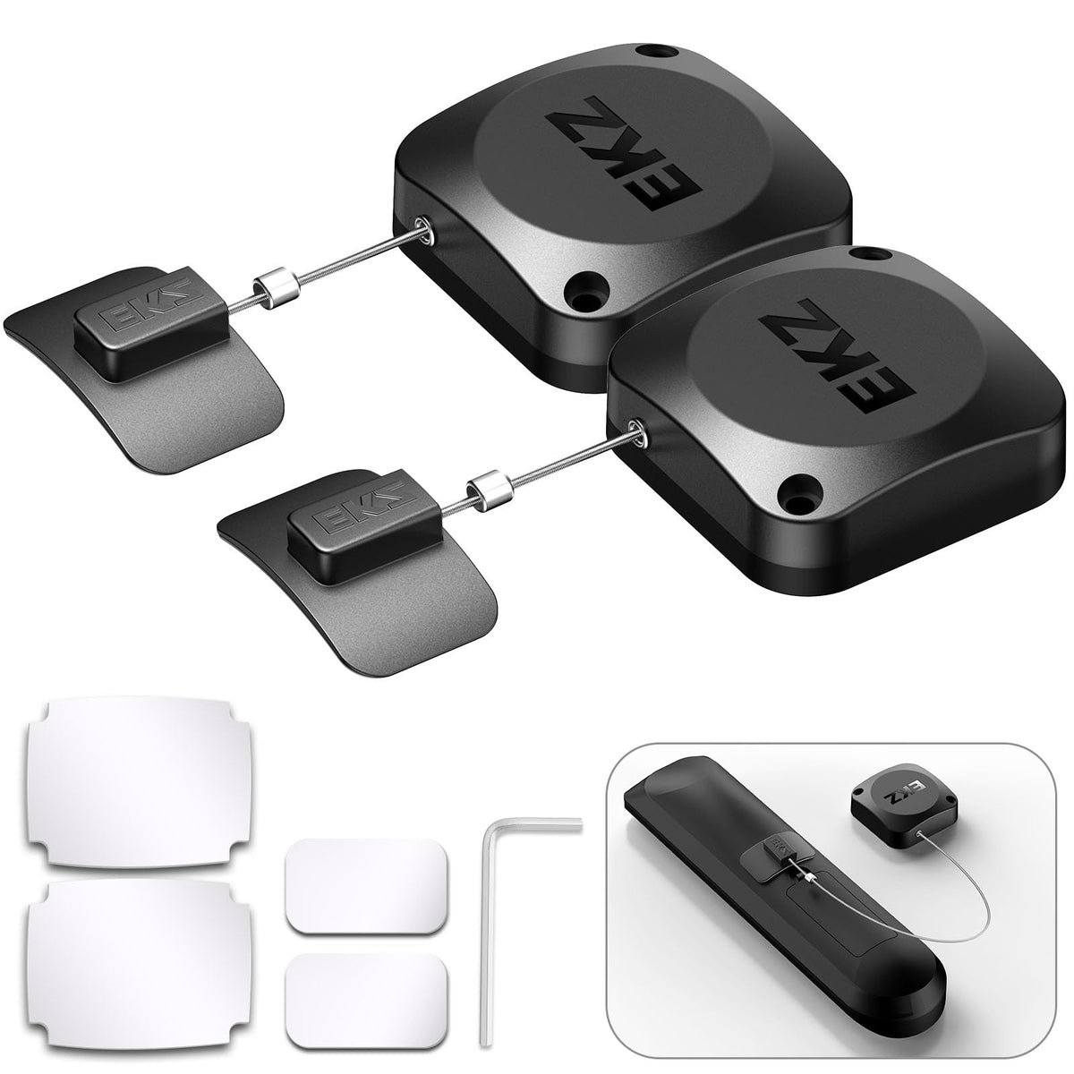 EKZ 8ft tether secures a remote for anti-loss convenience.