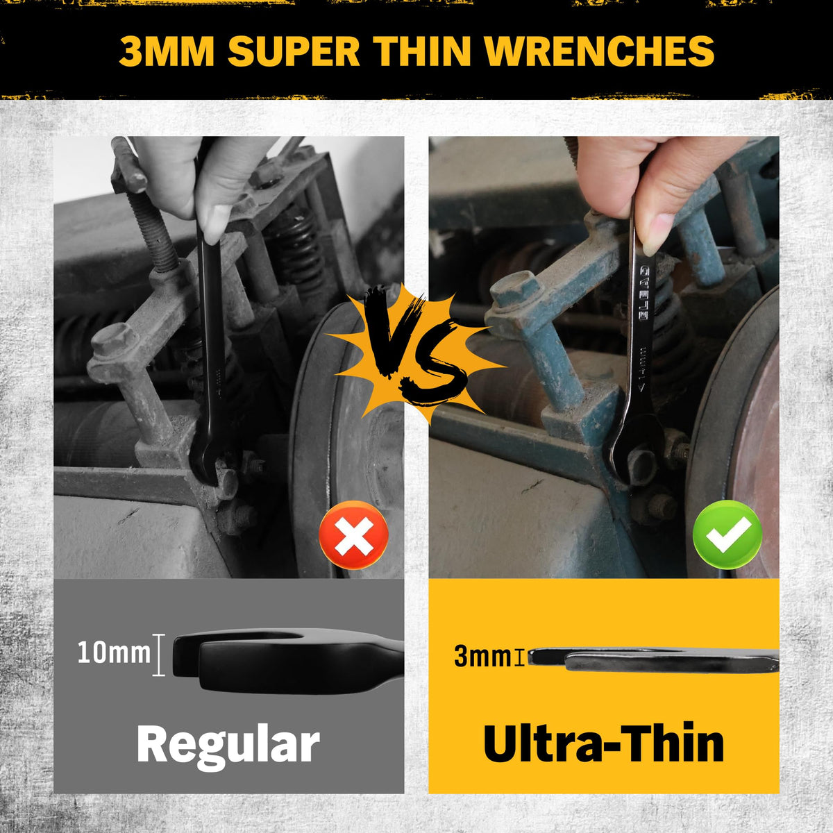 ELEAD double-ended wrenches provide 38 sizes for flexible use.