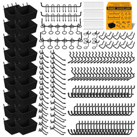 ELEAD 286-piece pegboard hooks packaging shows value and versatility for any workspace.