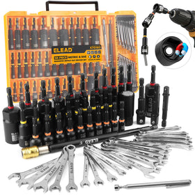 ELEAD 58-piece magnetic nut driver set overview for high-torque quality.
