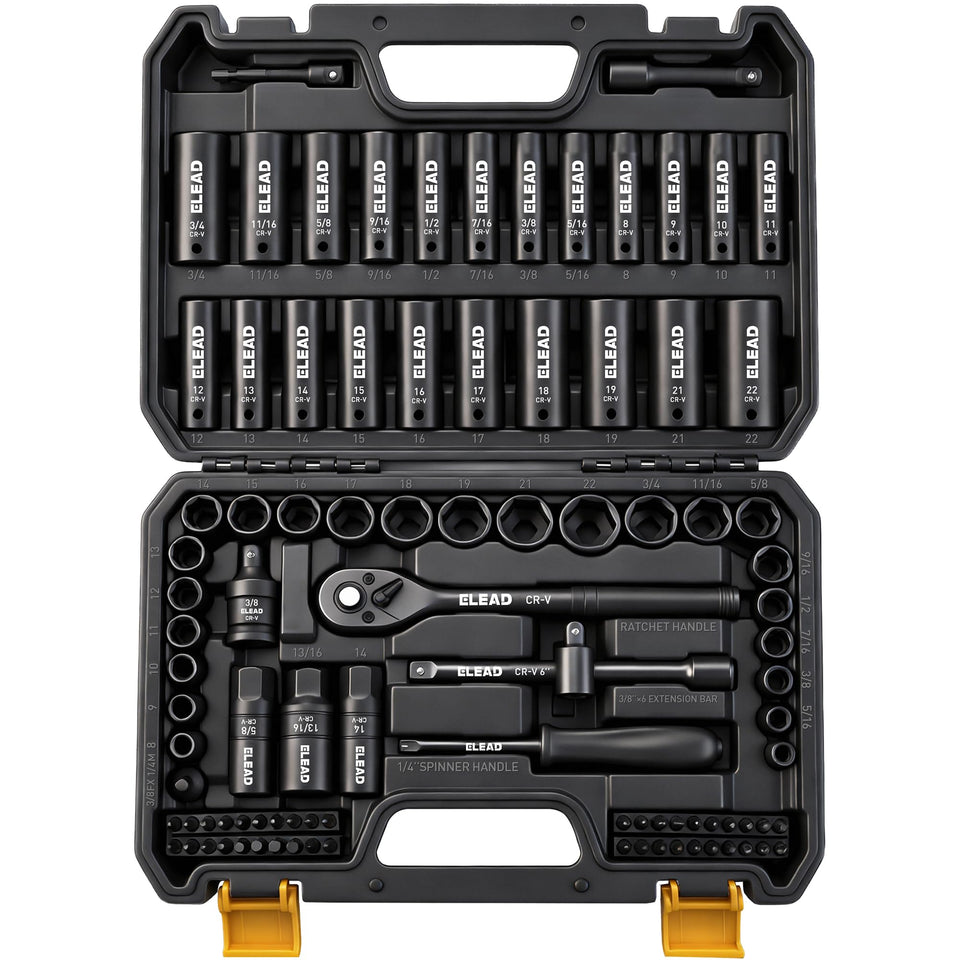 ELEAD 96-piece set in a durable case for portable on-site repairs.
