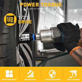 ELEAD 3/4 to 1/2 inch adapter enhances kit versatility.