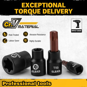 ELEAD adapters 1-4 to 3-8 and 3-8 to 1-2 for versatility
