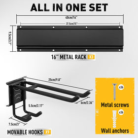 ELEAD adjustable rails for customized tool layouts.