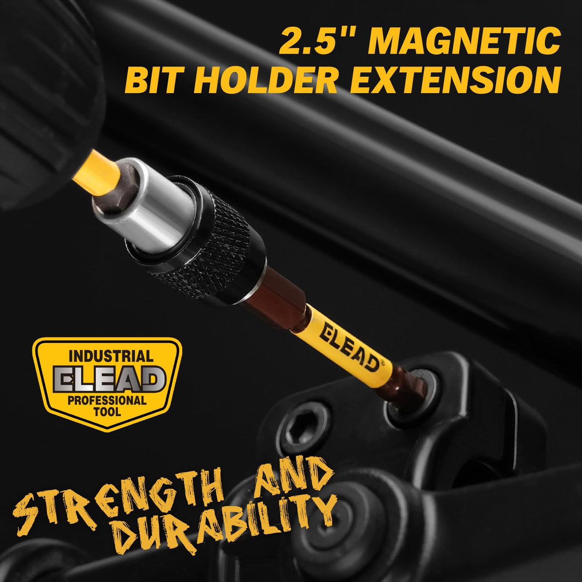 ELEAD aluminum rail magnetic storage keeping bits organized