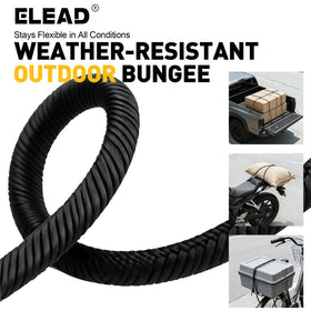 ELEAD bike rack use secures bikes safely with dependable stretch and recoil