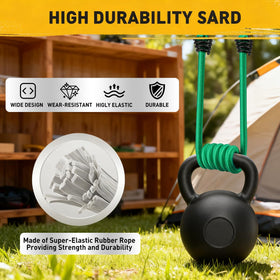 ELEAD 40-inch bungee cord with hooks for long-reach securing outdoors.