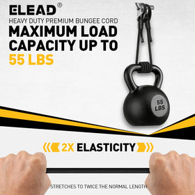 ELEAD bungee for kayak transport ensures quick, snug restraint and easy handling.