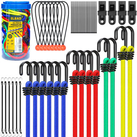 ELEAD bungee jar contents show organized cords for quick access.