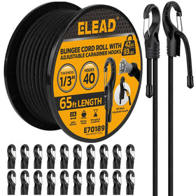 ELEAD bungee roll with 40 adjustable hooks enabling flexible cargo securing.