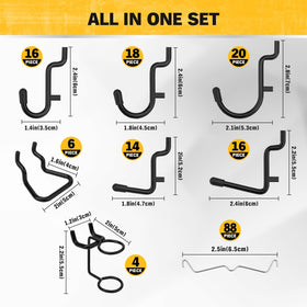 ELEAD curved hooks offer easy access to frequently used pliers and wrenches.