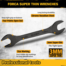 ELEAD dual-size wrenches from 5.5 to 27mm for quick identification
