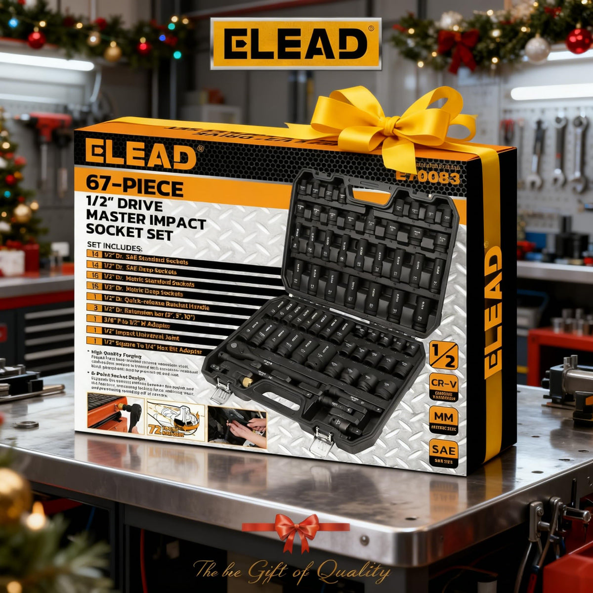 ELEAD durable black phosphate coating enhances tool longevity