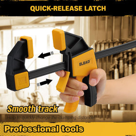 ELEAD ergonomic non-slip handle highlights comfortable clamping control