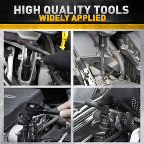 ELEAD 6-inch extension bar adds leverage for deep access.