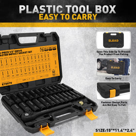 ELEAD extension bars 3-5 inch provide extended reach for hard-to-access fasteners.