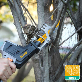 ELEAD high-carbon steel bi-metal construction boosts blade durability.