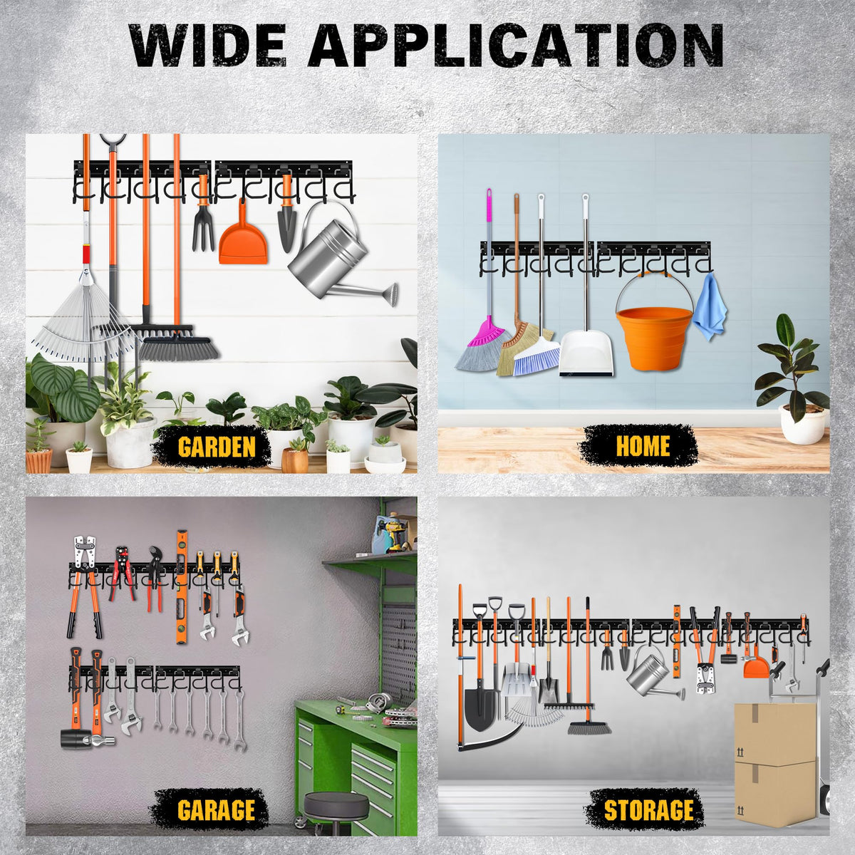 ELEAD durable all-metal frame resists bending under heavy tools.