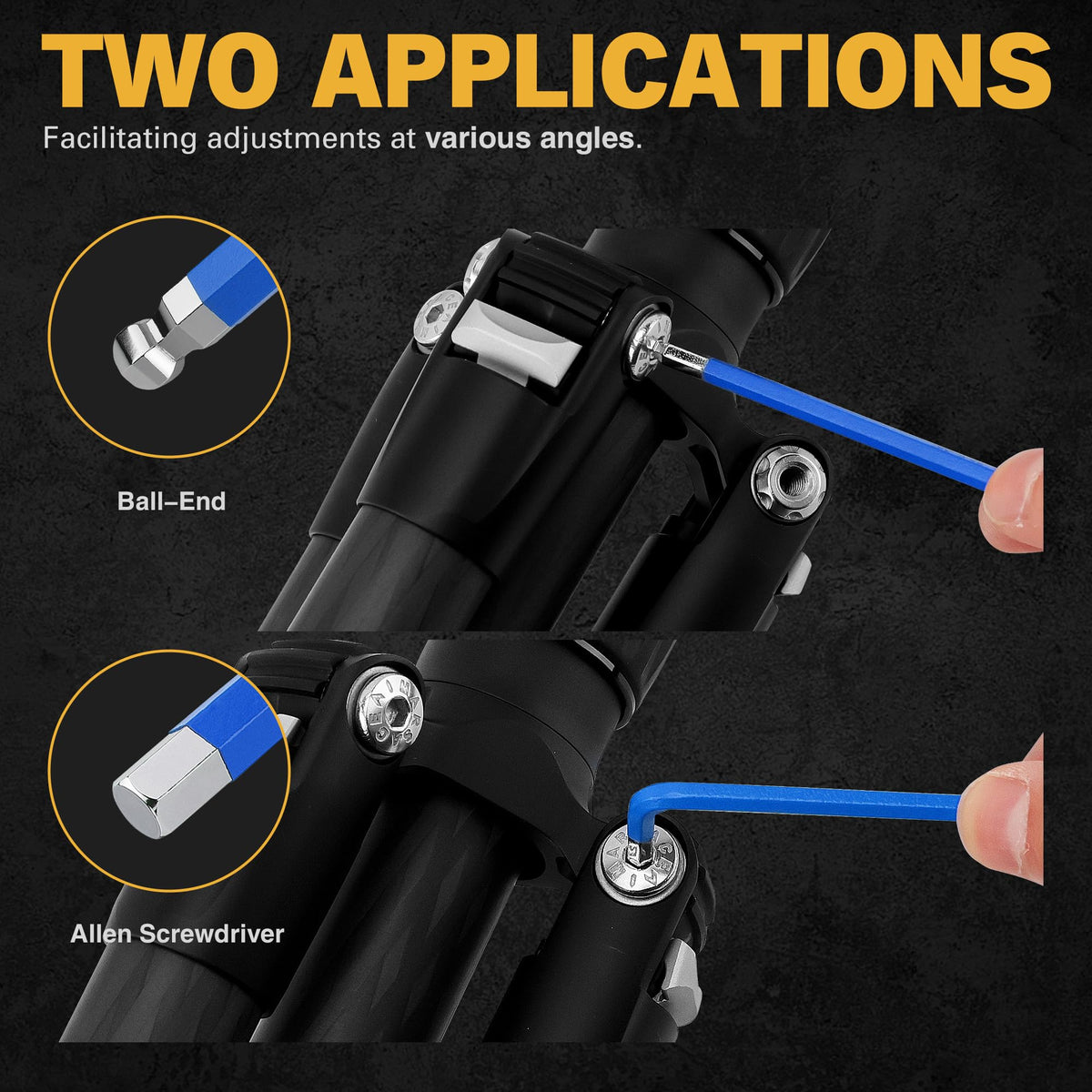 ELEAD jumbo hex key 5mm—durable S2 steel resists wear under heavy use.