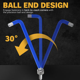 ELEAD jumbo hex key 8mm—ergonomic grip and long reach boost torque control.