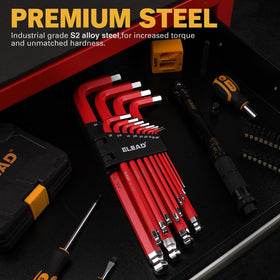 ELEAD large-size hex keys offer professional-grade torque for demanding tasks