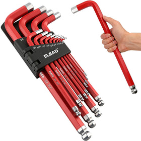 ELEAD jumbo hex key with long arm and ball end for tight-space automotive work
