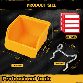 ELEAD 24 blank labels for quick item categorization