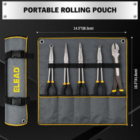 ELEAD long-reach 11-inch pliers extend into hard-to-reach zones.