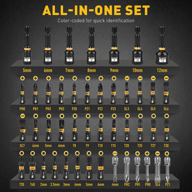 ELEAD magnetic nut drivers 6-piece provide secure fastener control