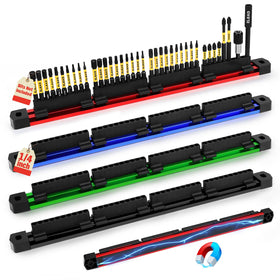 ELEAD magnetic slidable bit holder rail keeps bits within easy reach