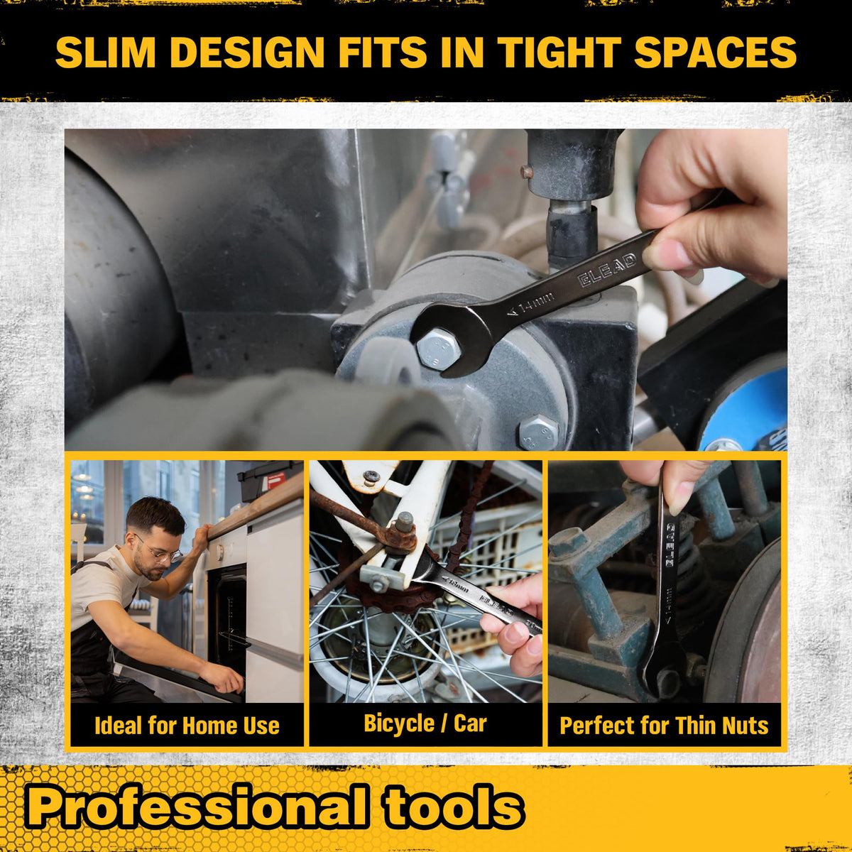 ELEAD mechanic workshop scene with tools in use