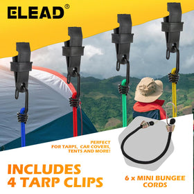 ELEAD 32inch and 40inch cords offer versatile outdoor securing options.