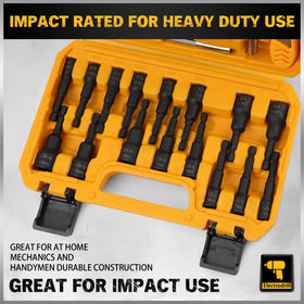 Compact, organized bit holder minimizes scattering and breakage in crowded toolboxes.