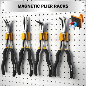ELEAD needle nose pliers 90-degree bend for compact access.