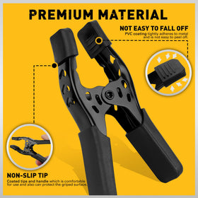 ELEAD nickel-plated steel clamps offer anti-corrosion performance for long-lasting use in projects.