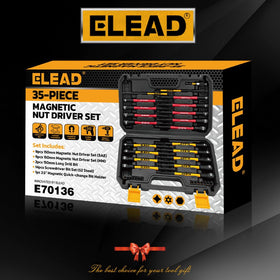 ELEAD set case organized with bits for easy transport.
