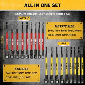 ELEAD magnetic tips hold fasteners for precise installation.