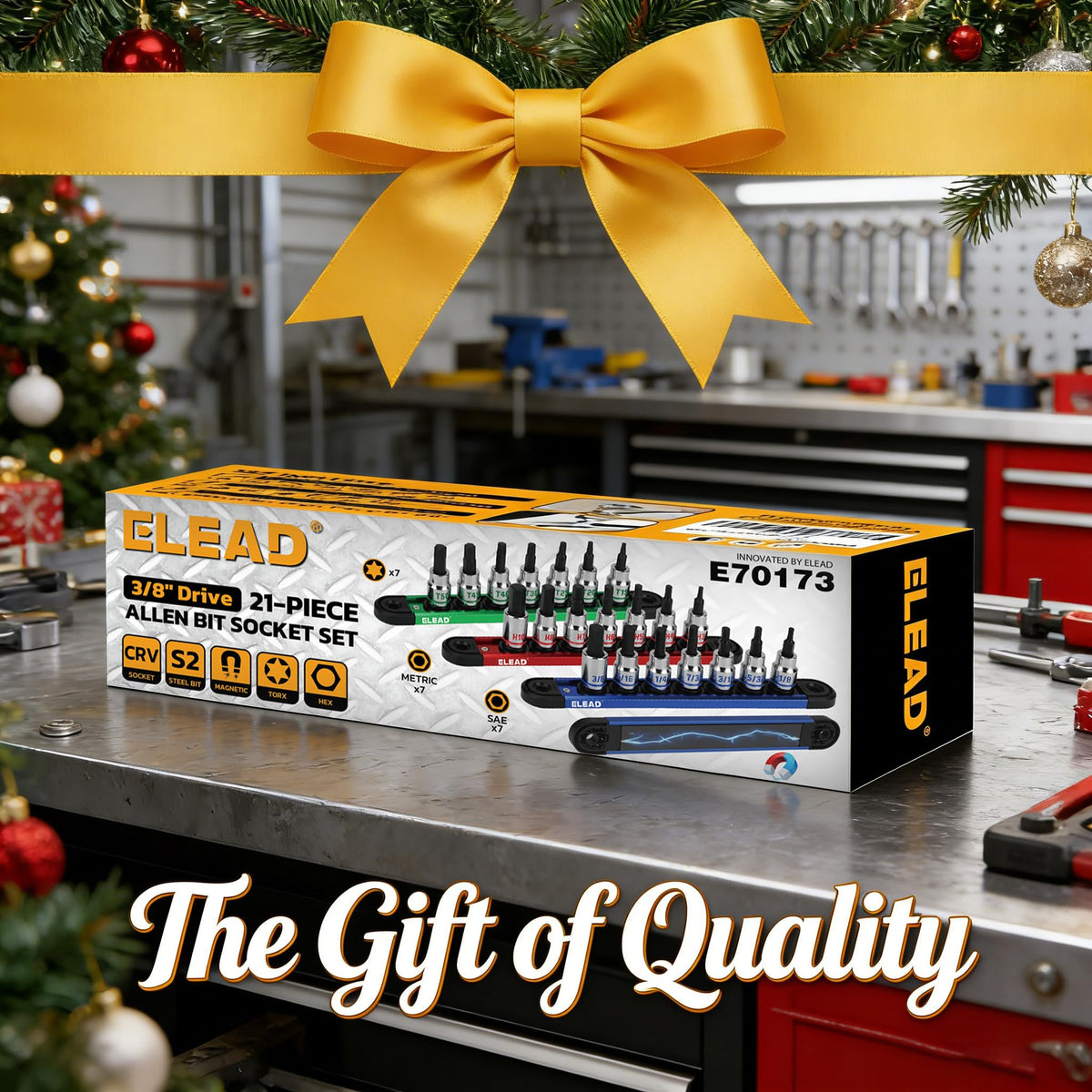 ELEAD professional-grade garage tools ready for shop use