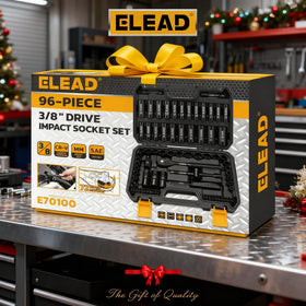 ELEAD quick-release ratchet simplifies socket changes on the job.