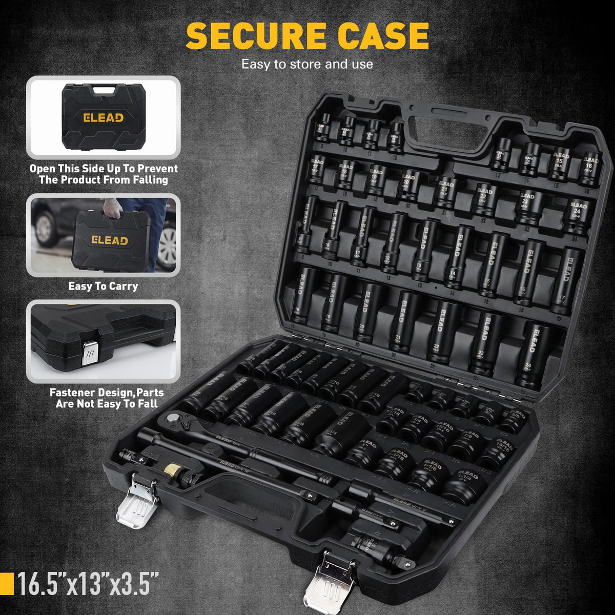 ELEAD ratchet handle ready for high-torque tasks
