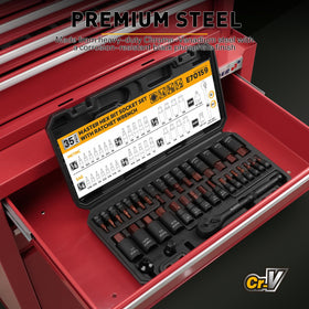 ELEAD high-contrast laser markings help identify sizes at a glance