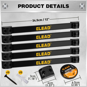 ELEAD robust alloy steel construction for durable garage storage