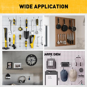 ELEAD rubber caps on hooks protect items and prevent slipping.