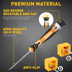 ELEAD SAE and metric nut drivers for versatile fastener compatibility