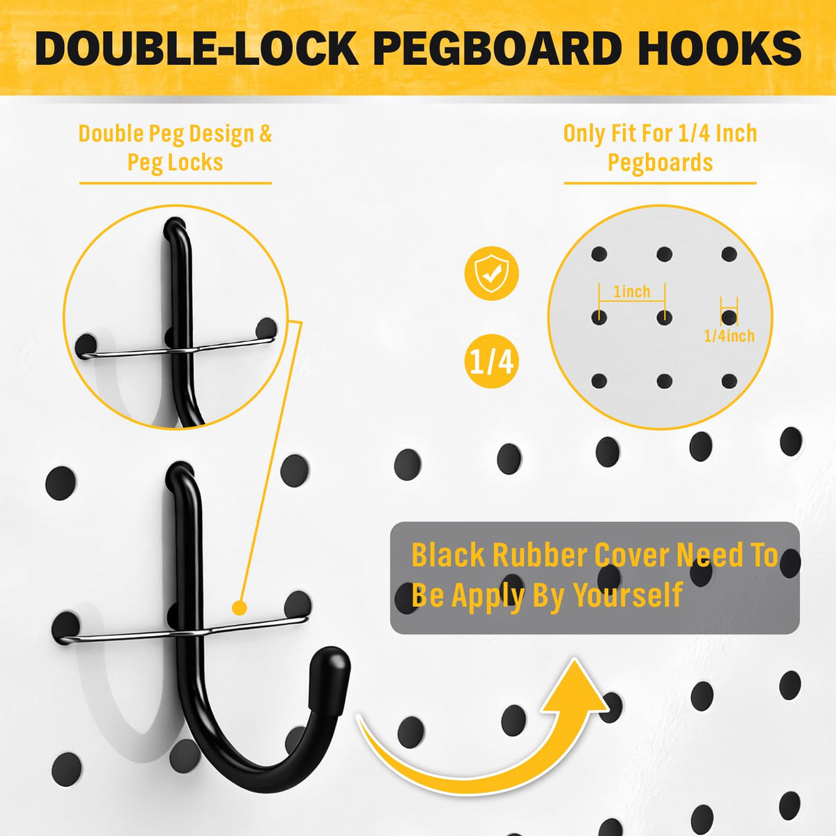 ELEAD secure lock prevents accidental dislodging during busy workdays.